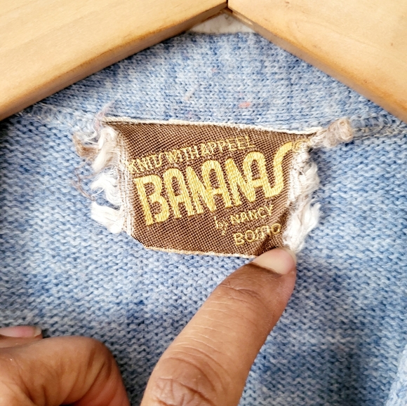 Vintage Nancy Bossio Argyle Button Front Cardigan Sweater Size XS/S - Picture 10 of 14